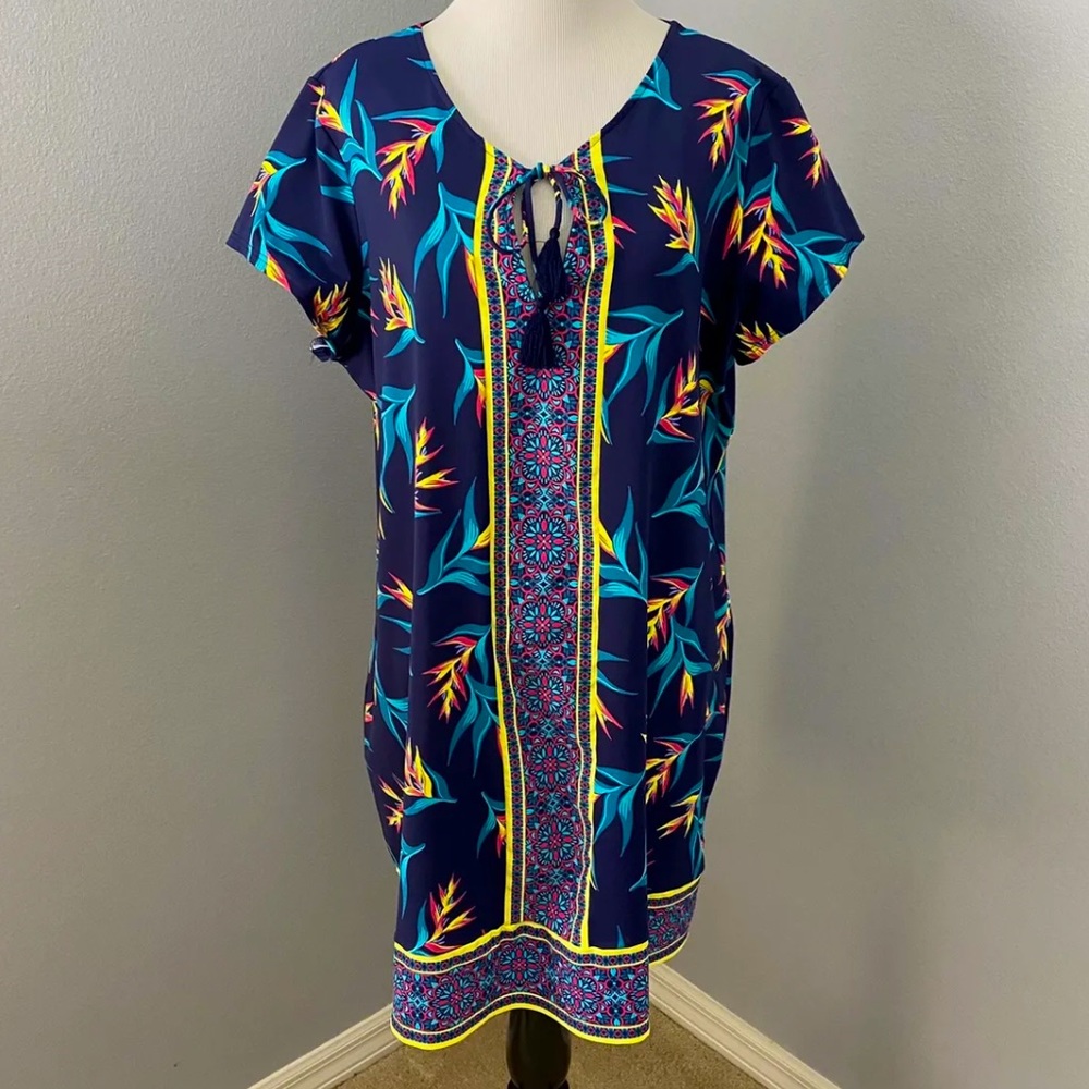 Lands End dress, EUC, size 18